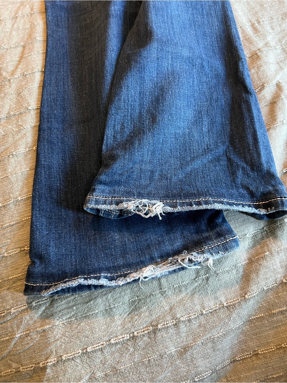 Miss Me Dark Blue Boot Cut Jeans with Studded Pocket Detail - Picture 6 of 6